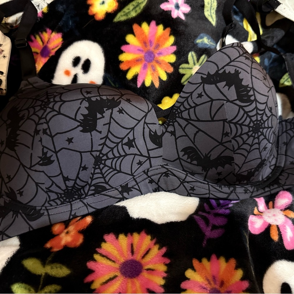 Torrid Black Spiderweb Full-Coverage Bra